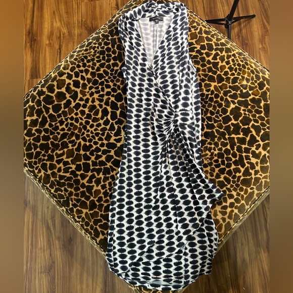 Karen Kane Faux Wrap Dress - Picture 1 of 8
